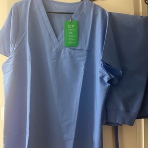 Mandala Scrub Set Ceil blue